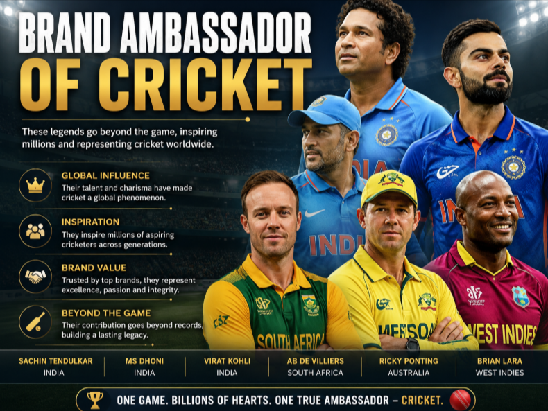 Brand Ambassador of Cricket